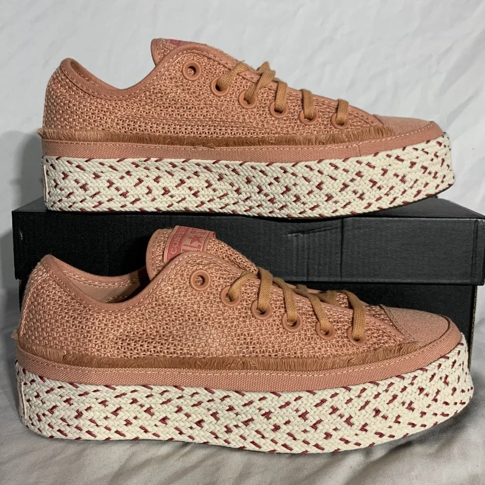 NEW Converse CTAS Espadrille Ox Platform Euro Summer Sneakers Size 6.5
